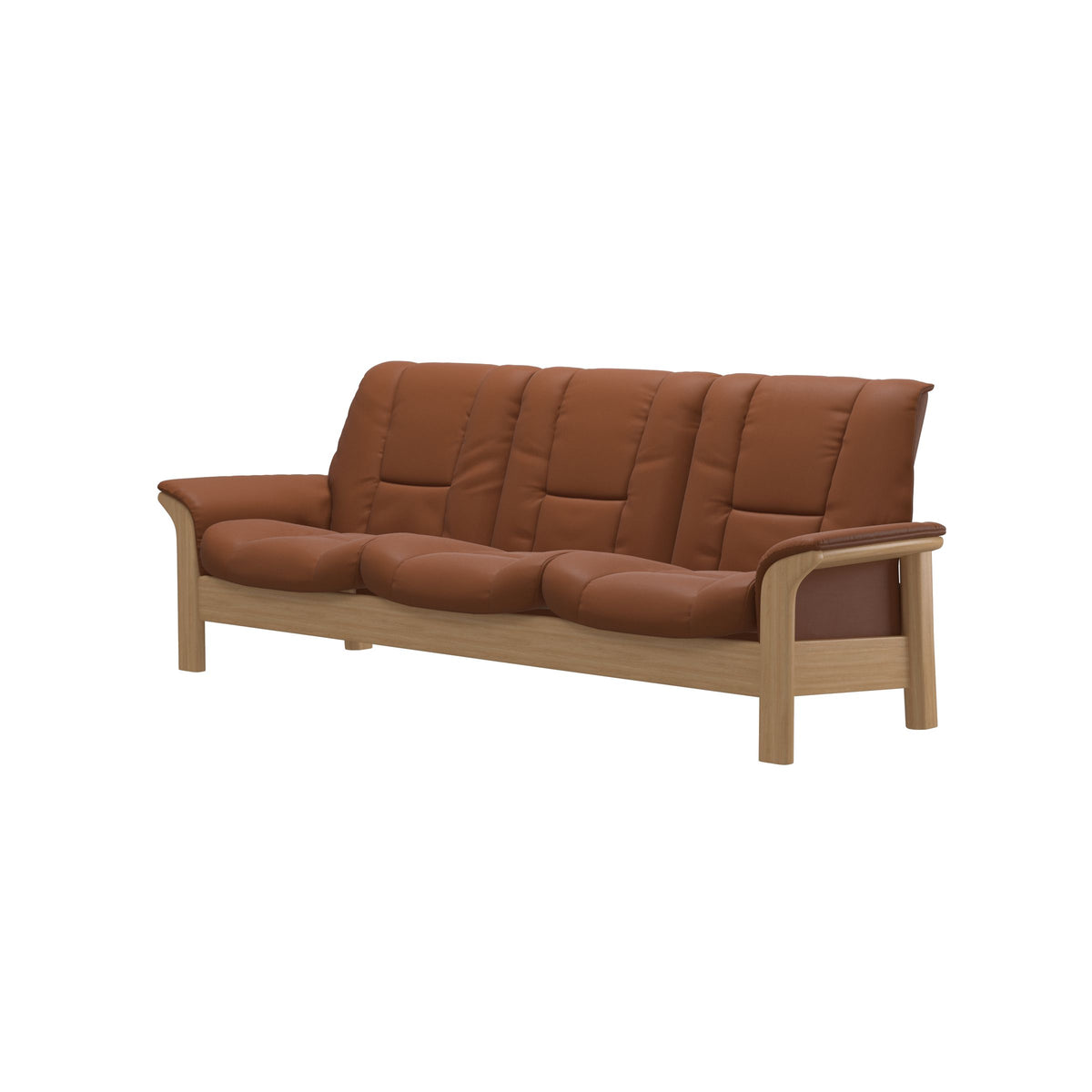 Buckingham LB 3-Seat - Paloma New Cognac - Oak