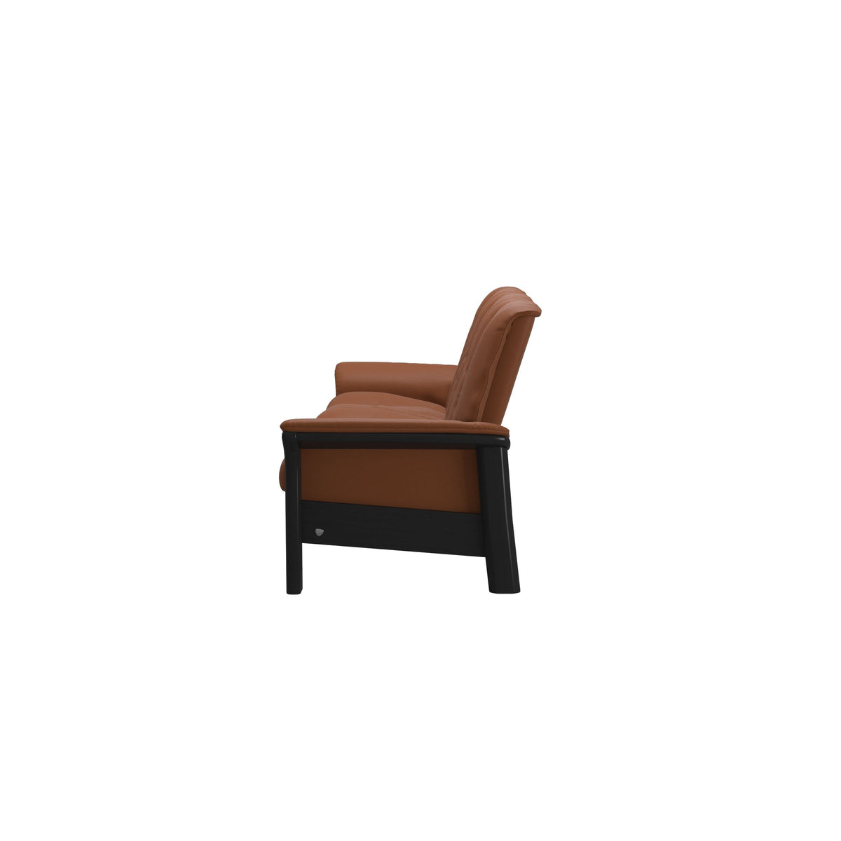 Buckingham LB 3-Seat - Paloma New Cognac - Black