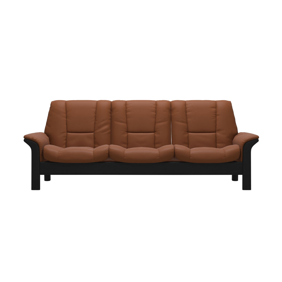 Buckingham LB 3-Seat - Paloma New Cognac - Black