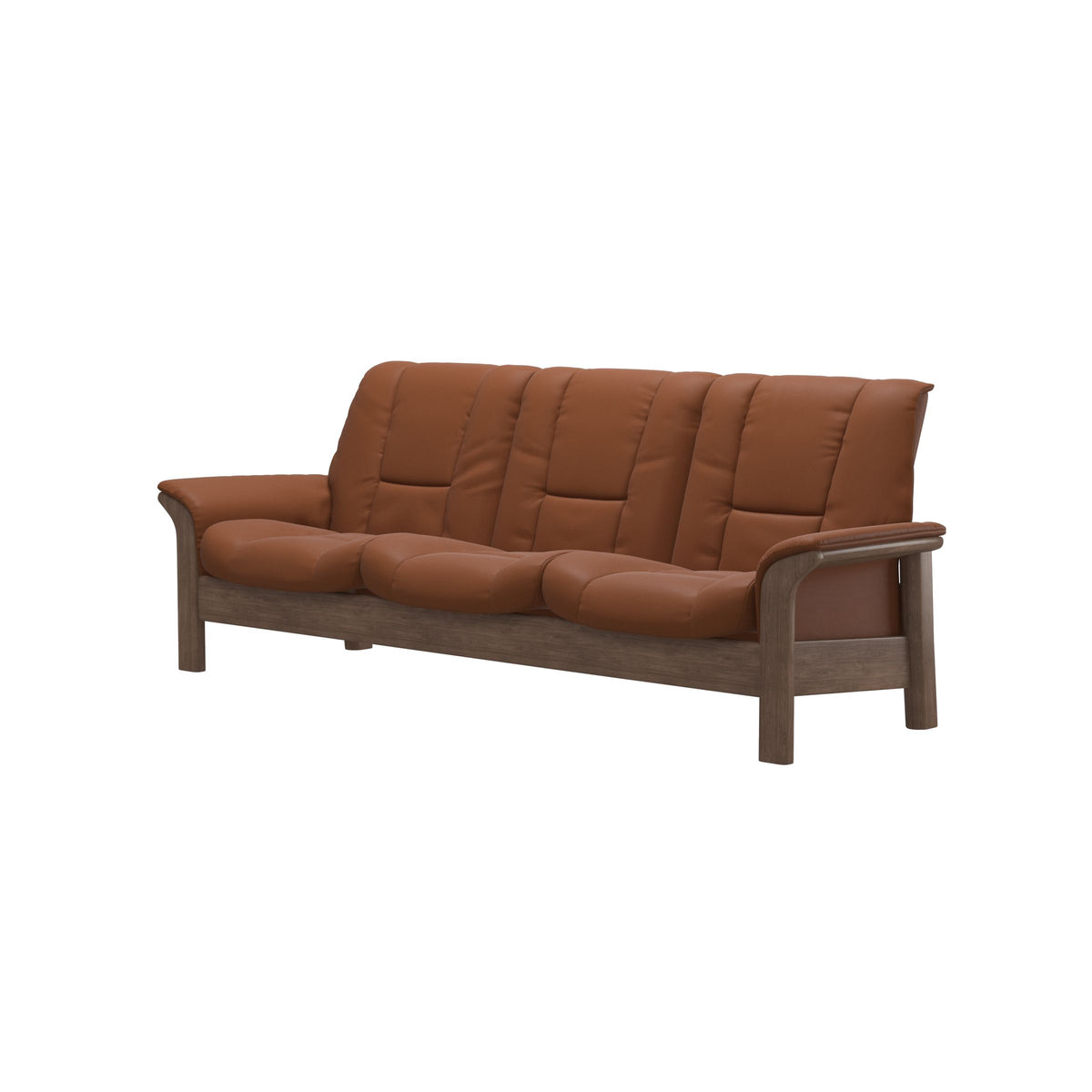 Buckingham LB 3-Seat - Paloma New Cognac - Walnut