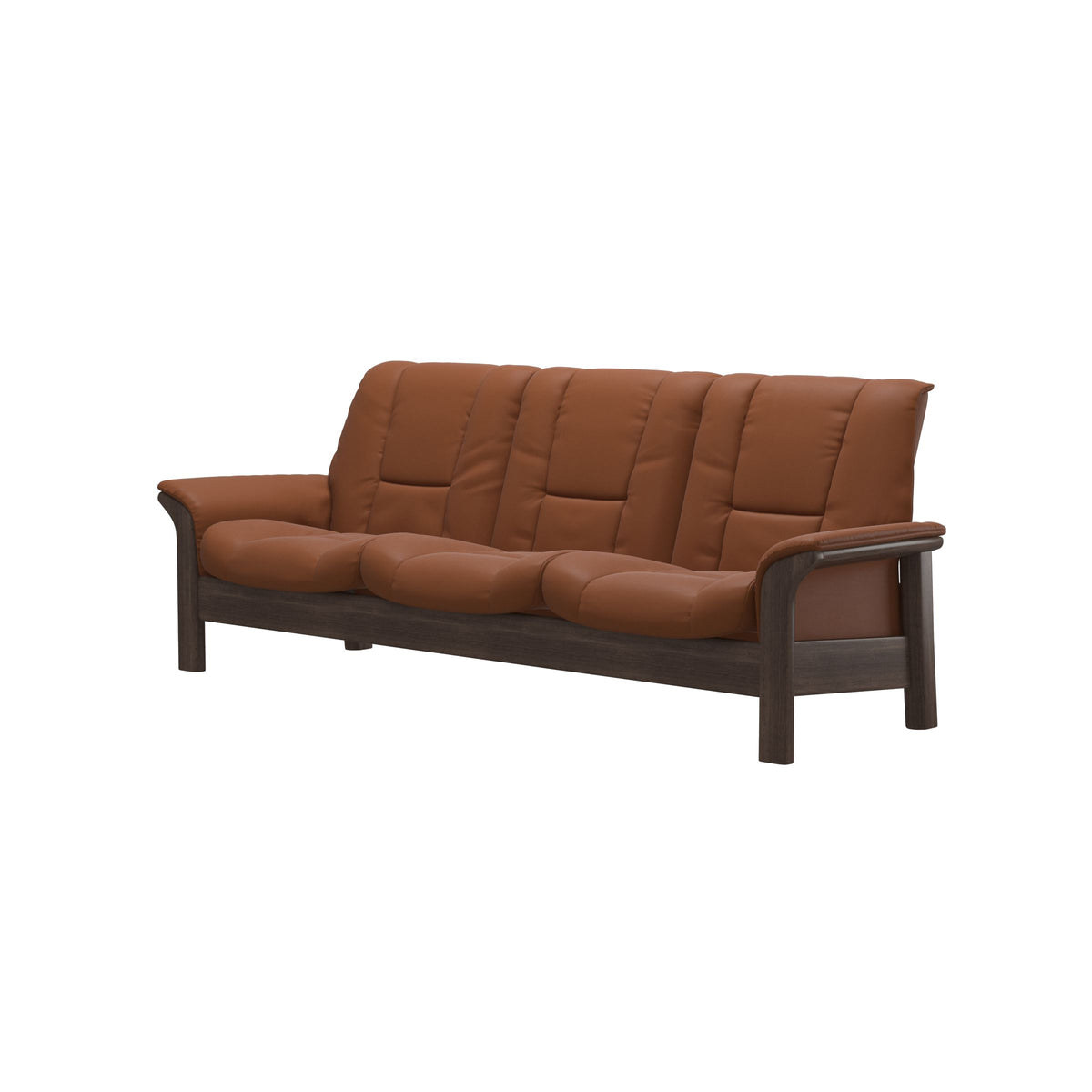 Buckingham LB 3-Seat - Paloma New Cognac - Wenge