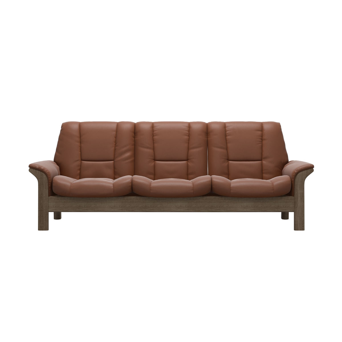 Buckingham LB 3-Seat - Paloma New Cognac - Smoked Oak