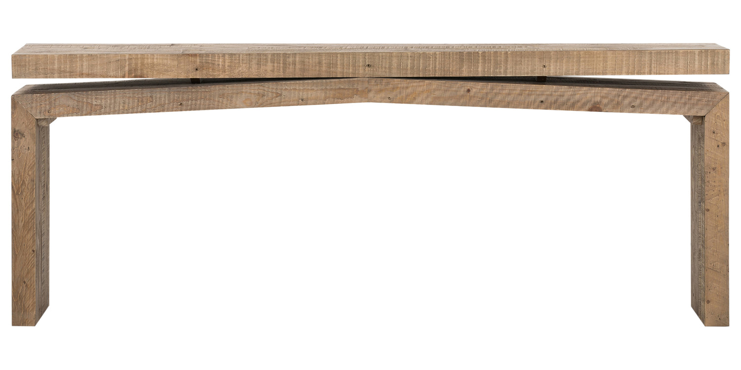 Sierra Rustic Natural Pine | Matthes Console Table | Valley Ridge Furniture
