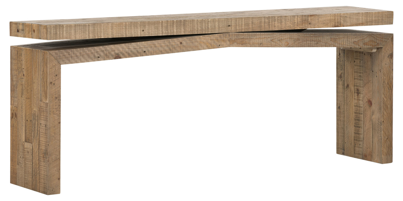 Sierra Rustic Natural Pine | Matthes Console Table | Valley Ridge Furniture