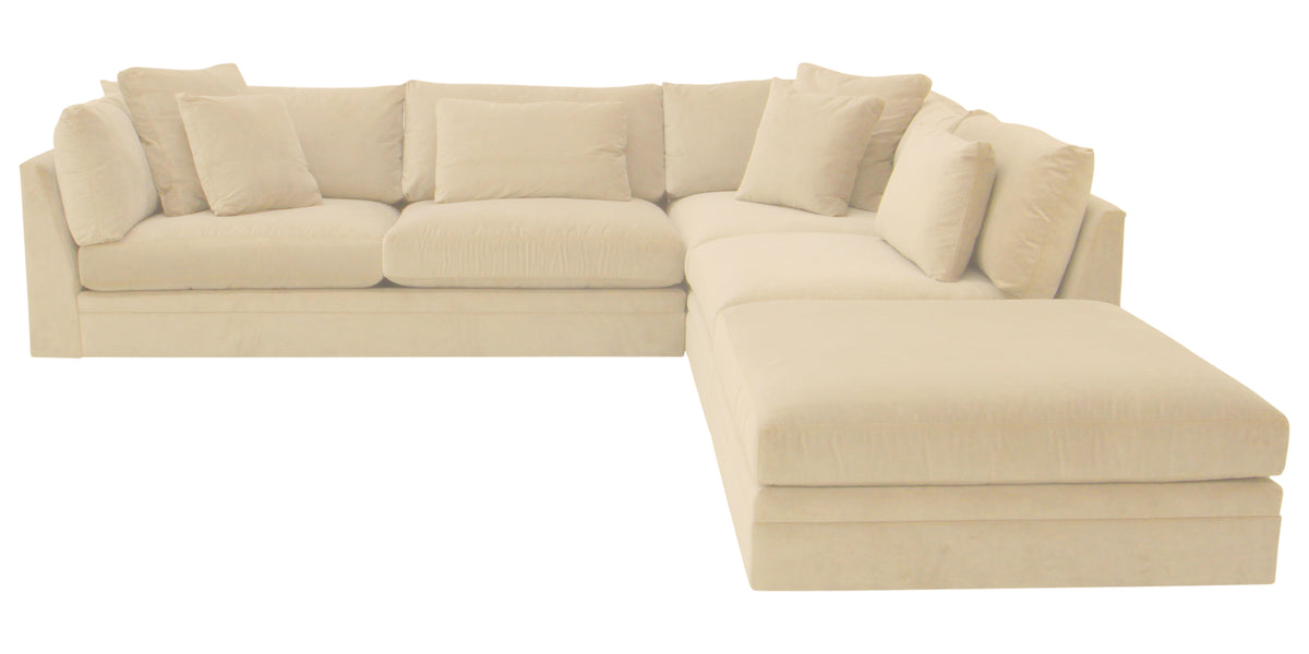 Big Easy | Right Open End Sectional w/Ottoman