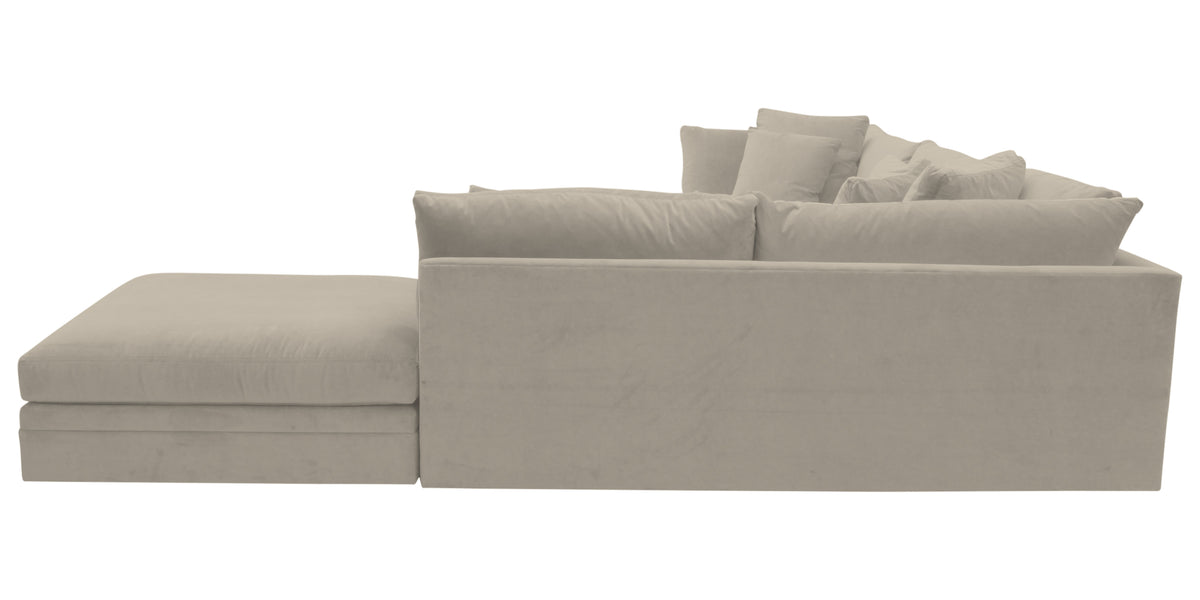Big Easy | Right Open End Sectional w/Ottoman