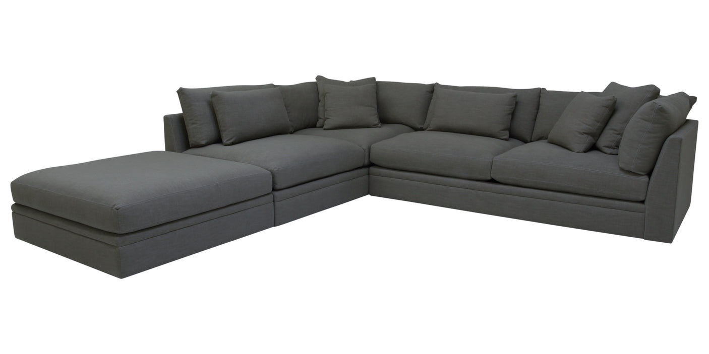 Big Easy | Left Open End Sectional w/Ottoman