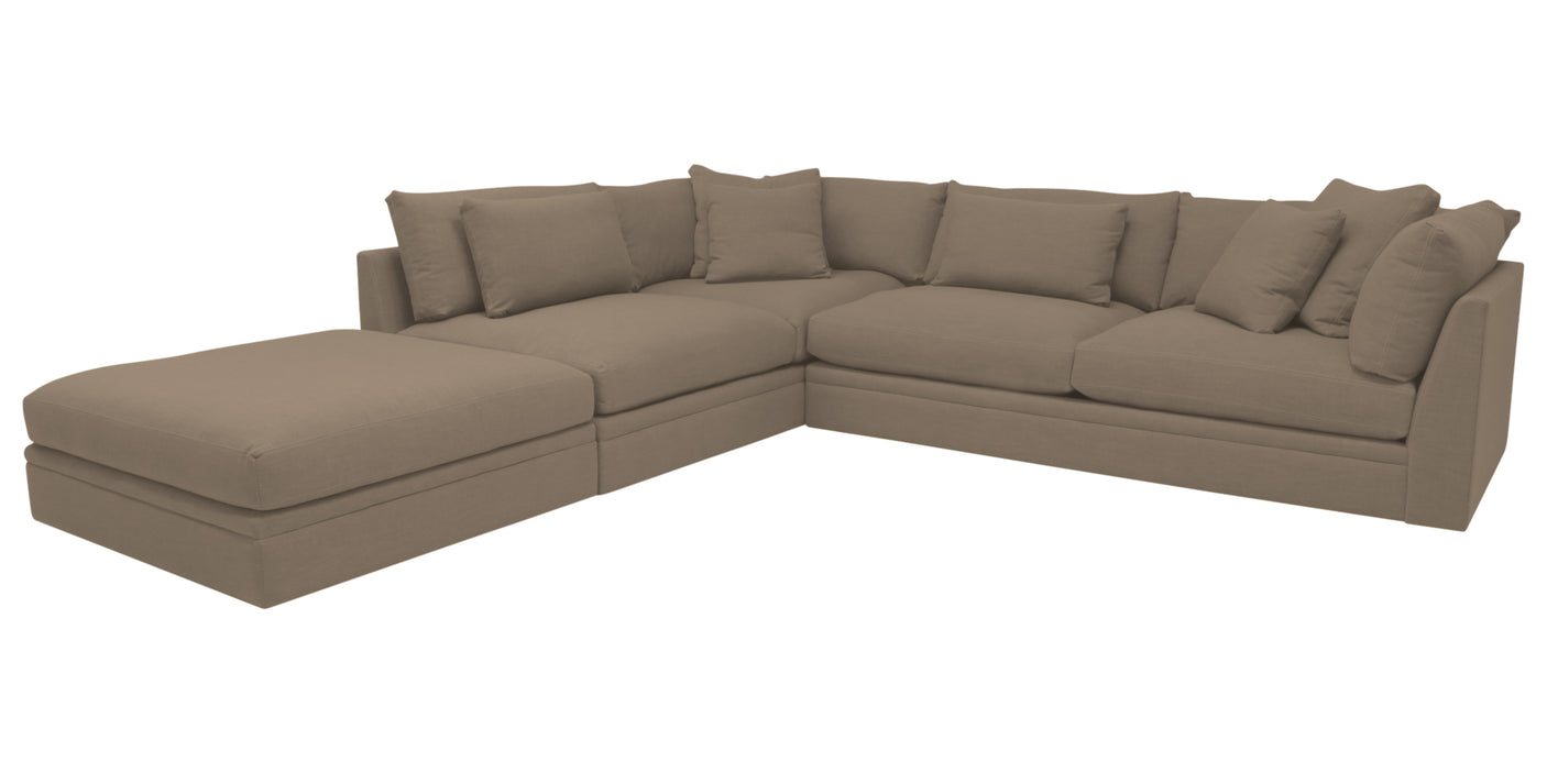 Big Easy | Left Open End Sectional w/Ottoman