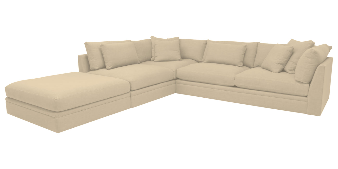 Big Easy | Left Open End Sectional w/Ottoman