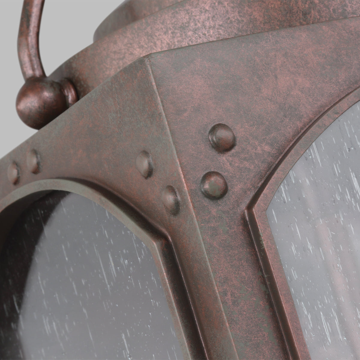 Three Light Outdoor Wall Lantern — 8.63"