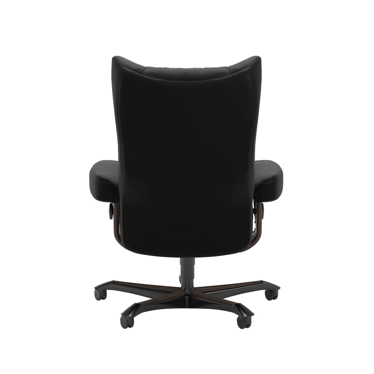 Wing - Office Chair - Paloma Black - Wenge Wood