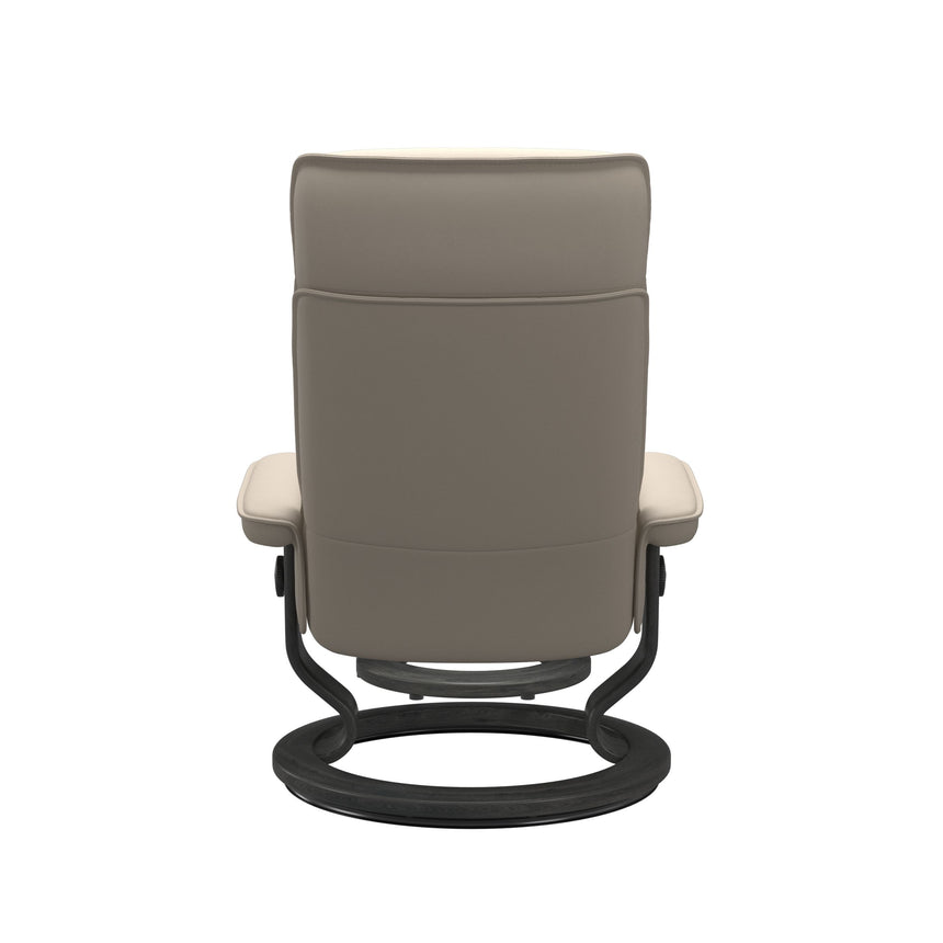 Admiral Recliner - Classic Base - Paloma Fog - Grey Wood