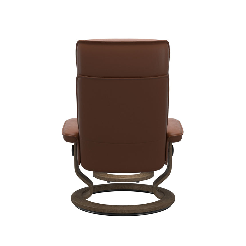Admiral Recliner - Classic Base - Paloma New cognac - Smoked Oak Wood
