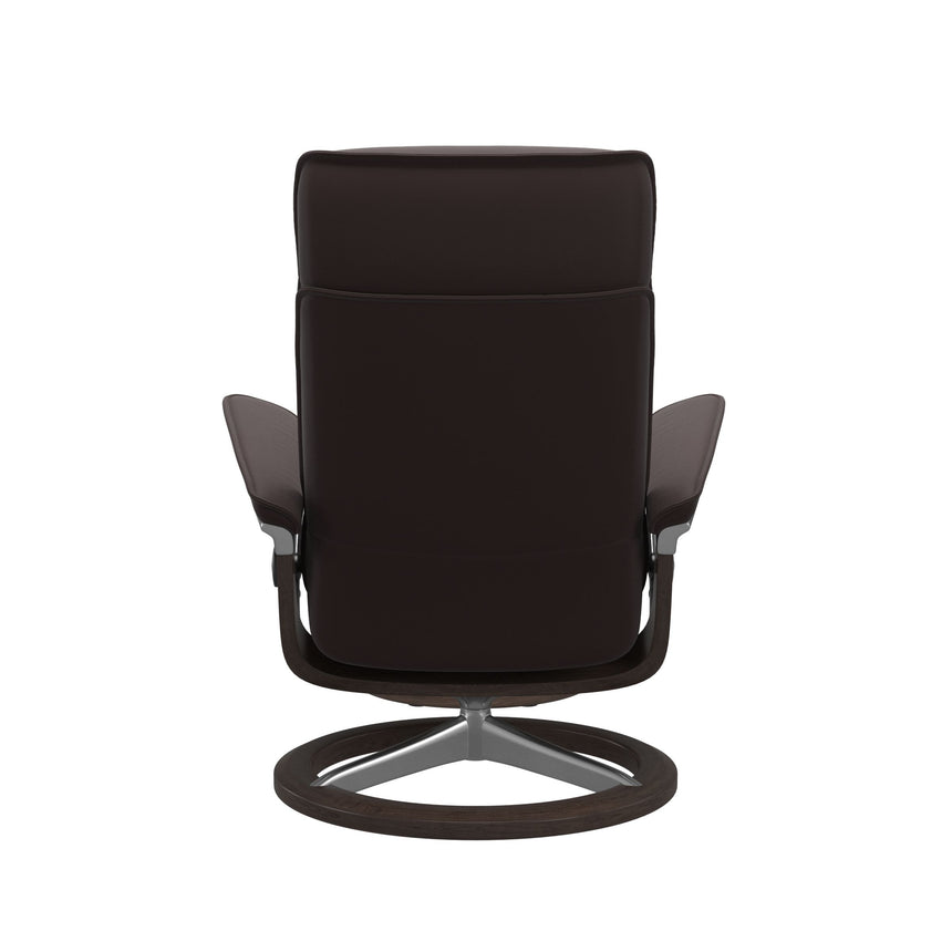 Admiral Recliner - Signature Base - Paloma Chocolate - Wenge Wood