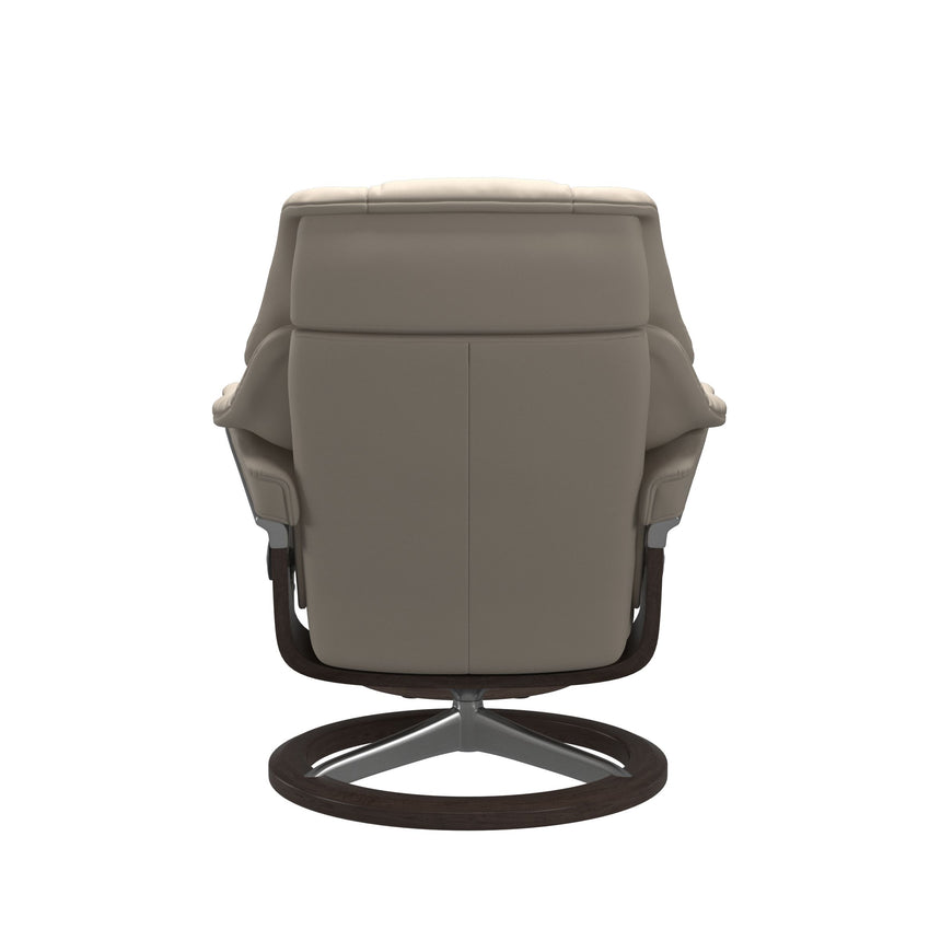 Reno Recliner - Signature Base - Paloma Fog - Wenge Wood