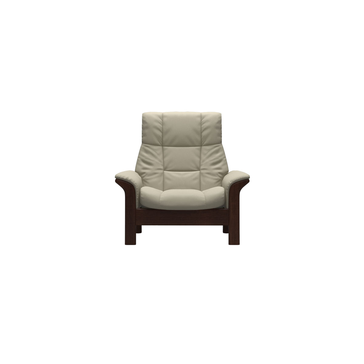 Buckingham HB Chair - Paloma Light Grey - Brown