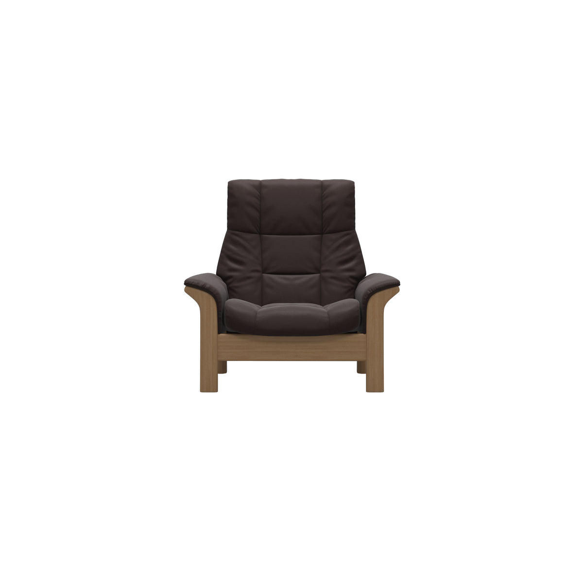 Buckingham HB Chair - Paloma Chocolate - Oak
