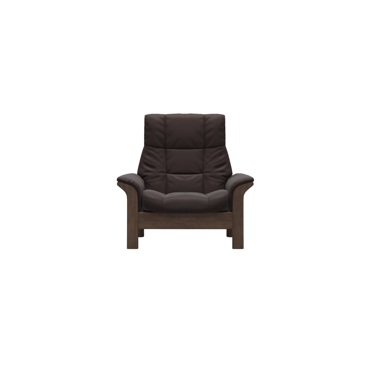 Buckingham HB Chair - Paloma Chocolate - Walnut