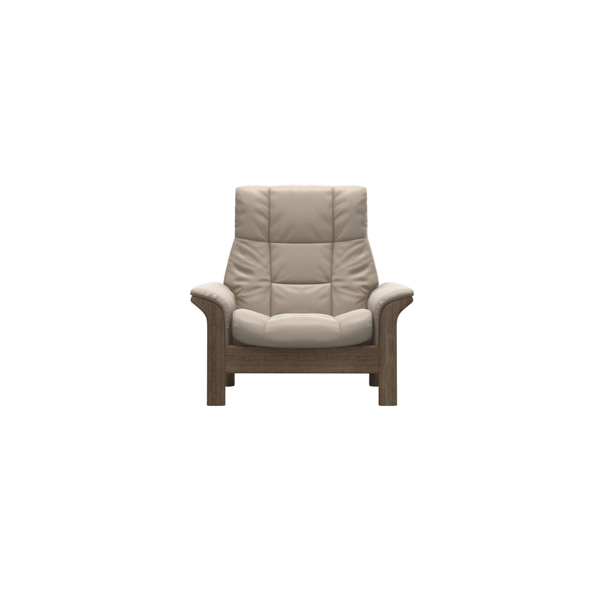 Buckingham HB Chair - Paloma Mushroom - Smoked Oak