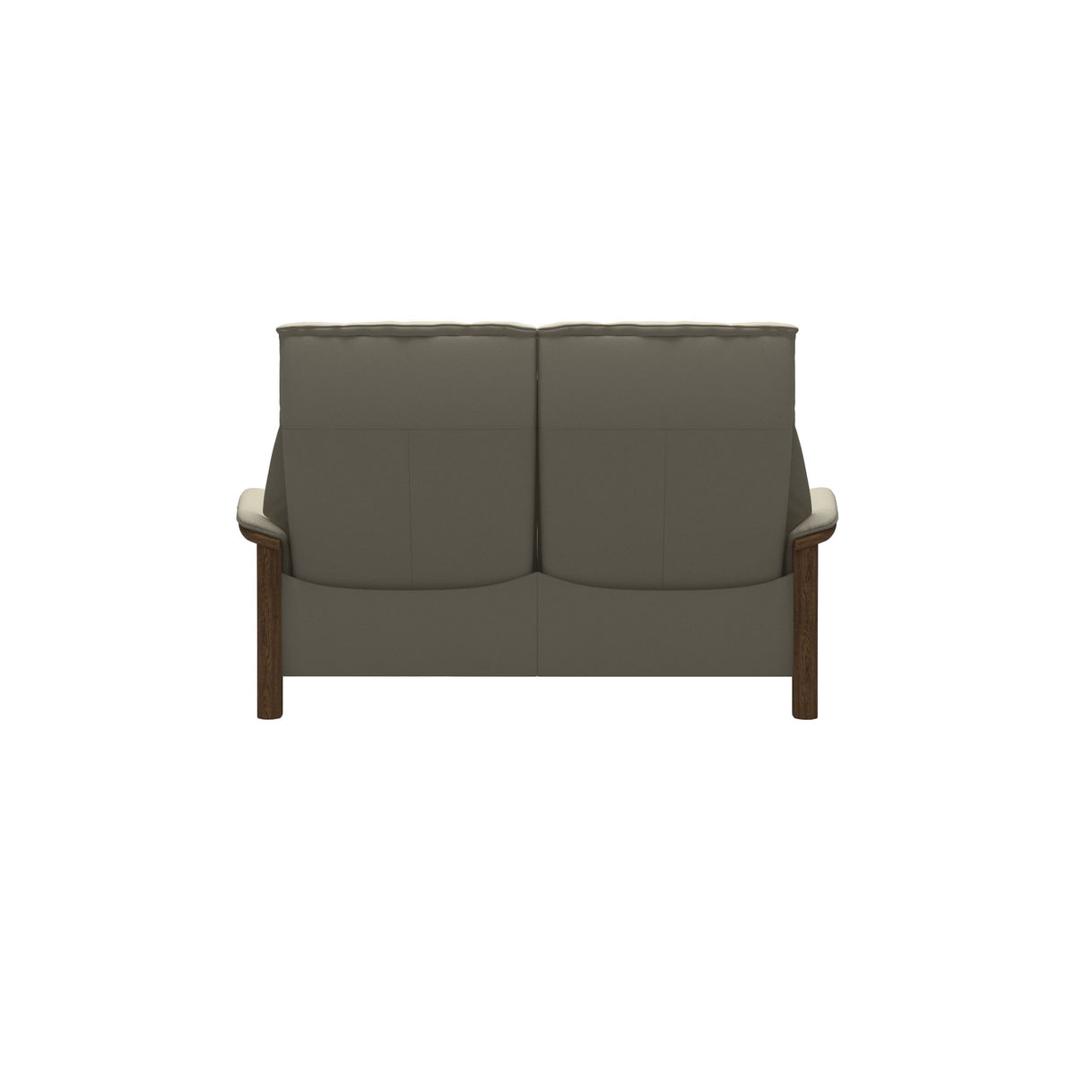 Buckingham HB 2-Seat - Paloma Light Grey - Teak