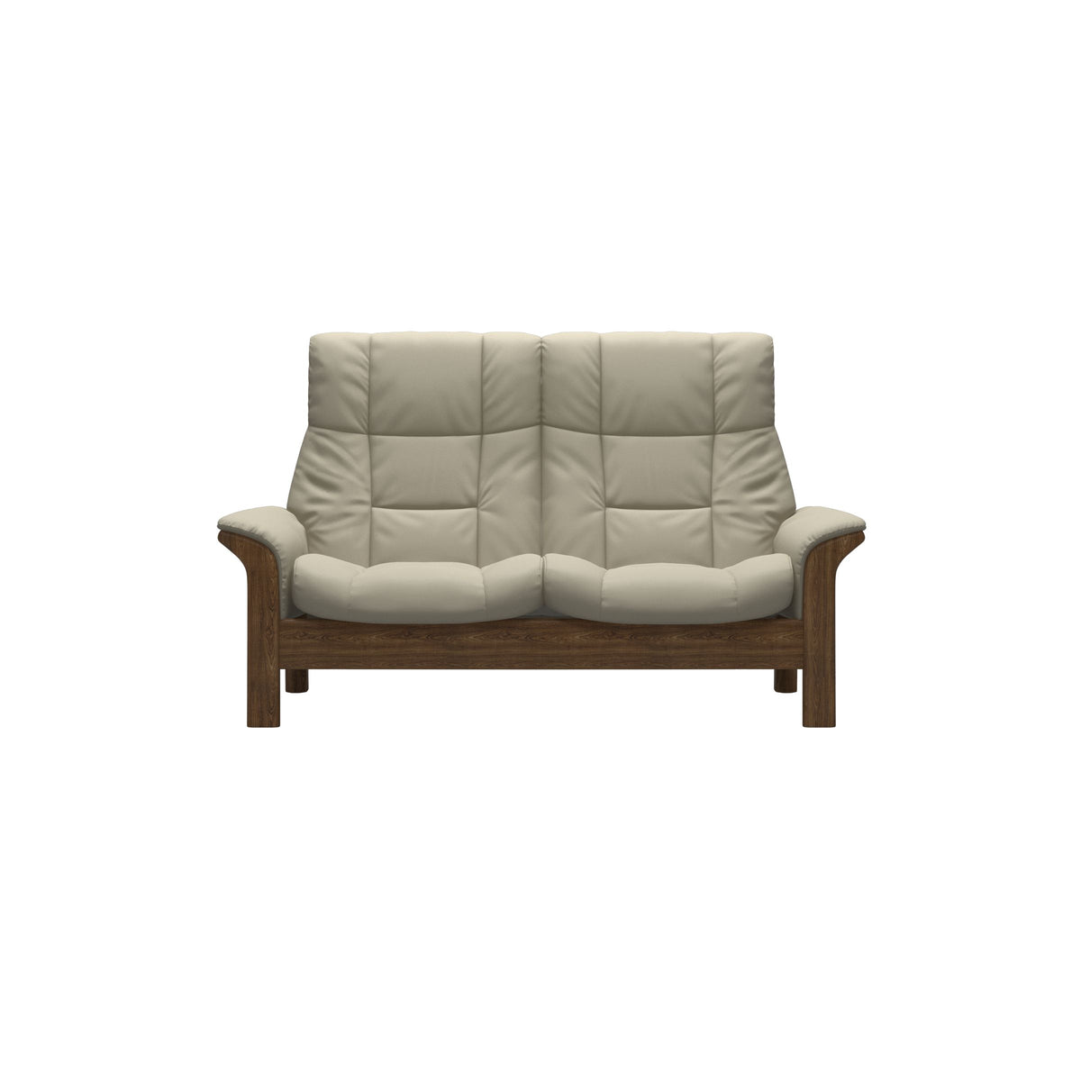 Buckingham HB 2-Seat - Paloma Light Grey - Teak