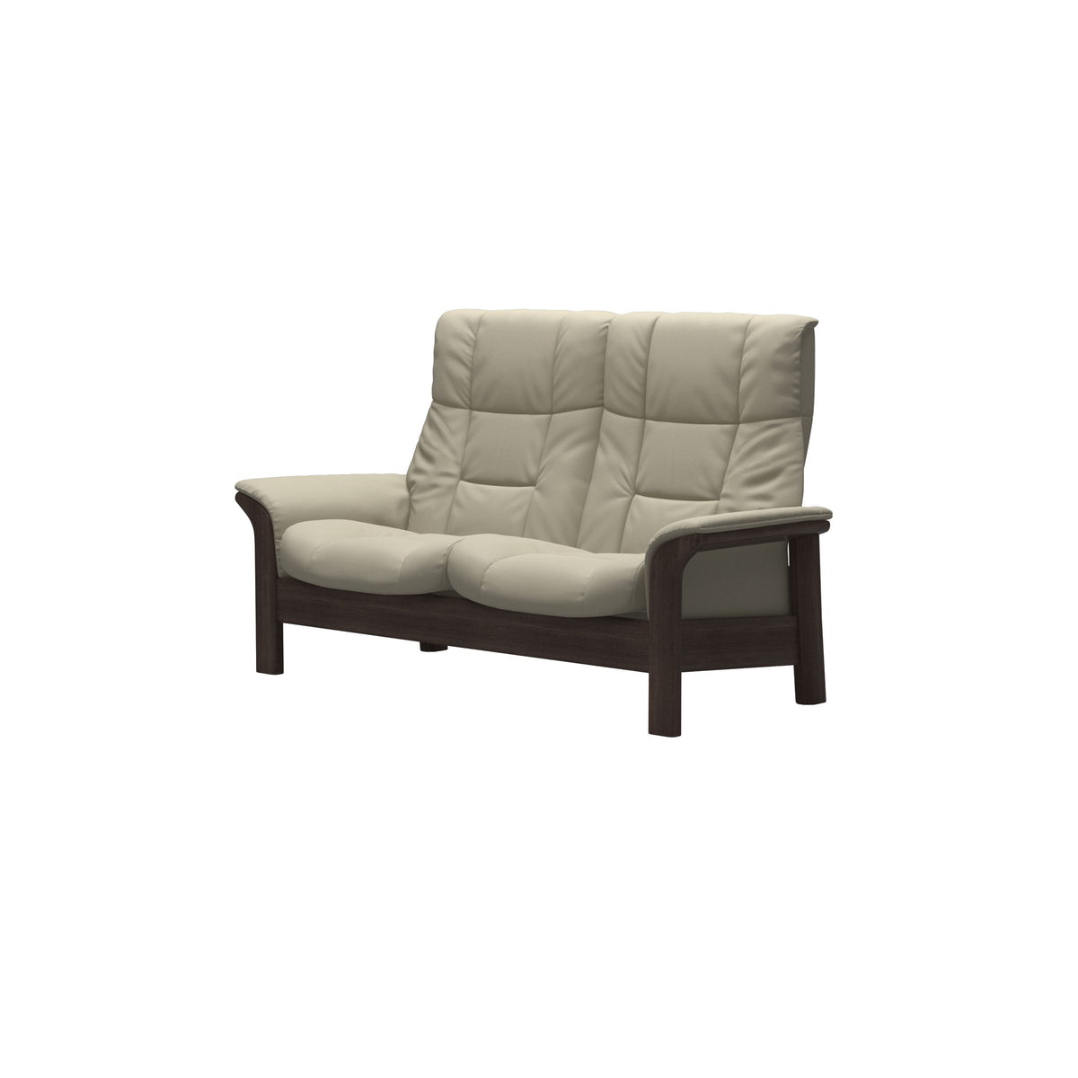 Buckingham HB 2-Seat - Paloma Light Grey - Wenge