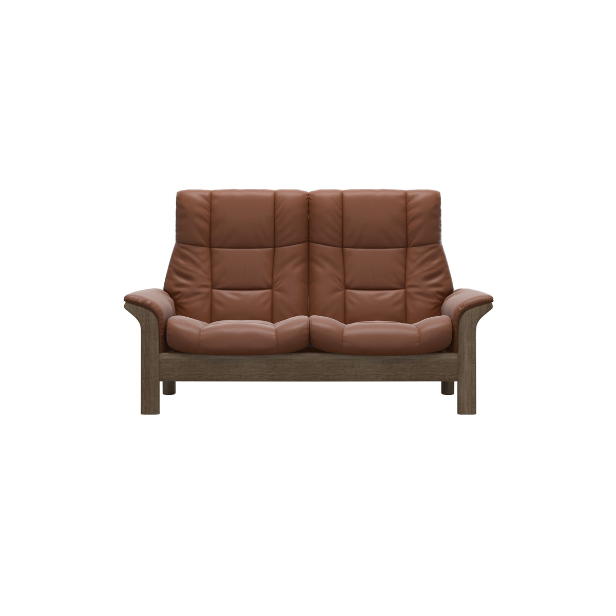 Buckingham HB 2-Seat - Paloma New Cognac - Smoked Oak