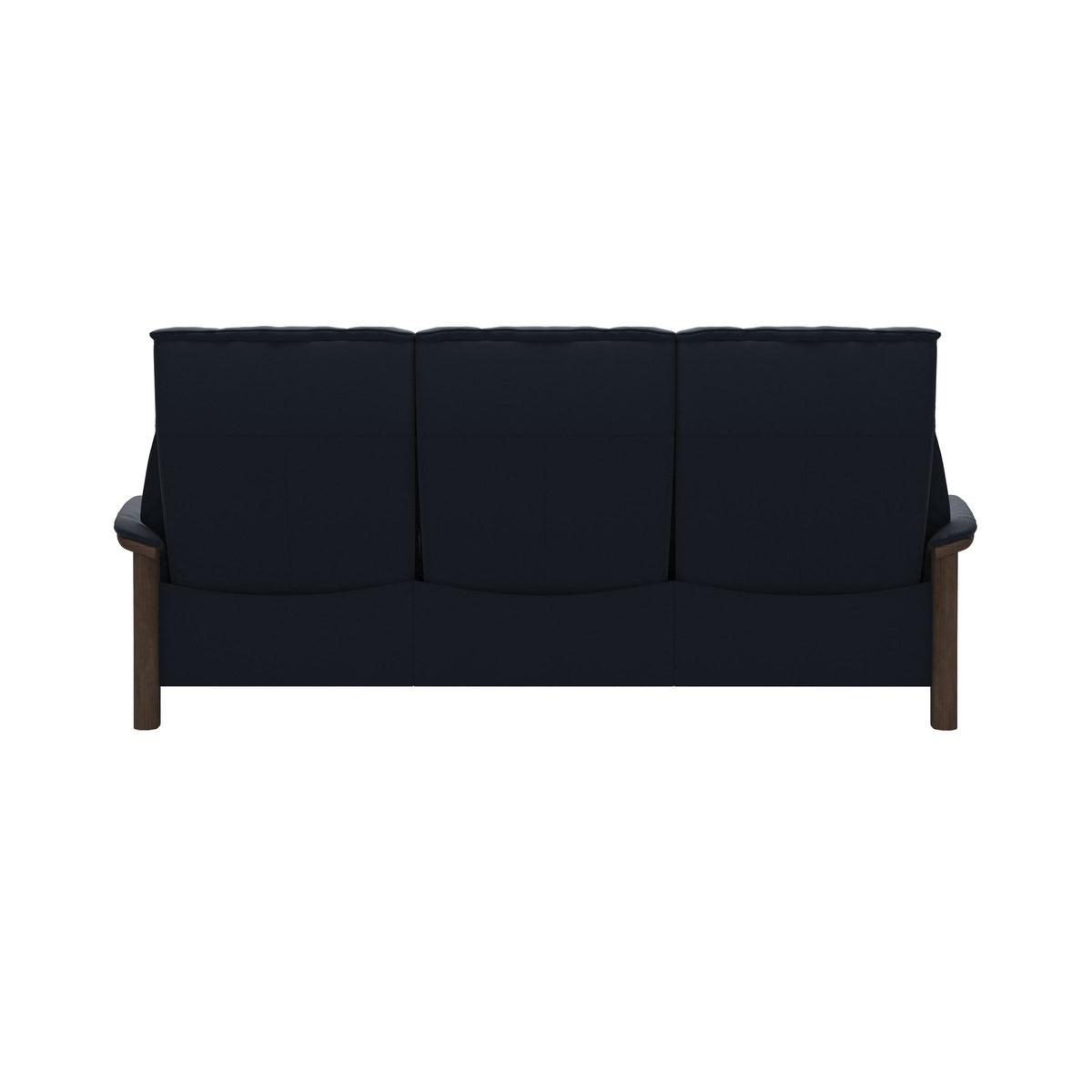 Buckingham HB 3-Seat - Paloma Oxford Blue - Walnut