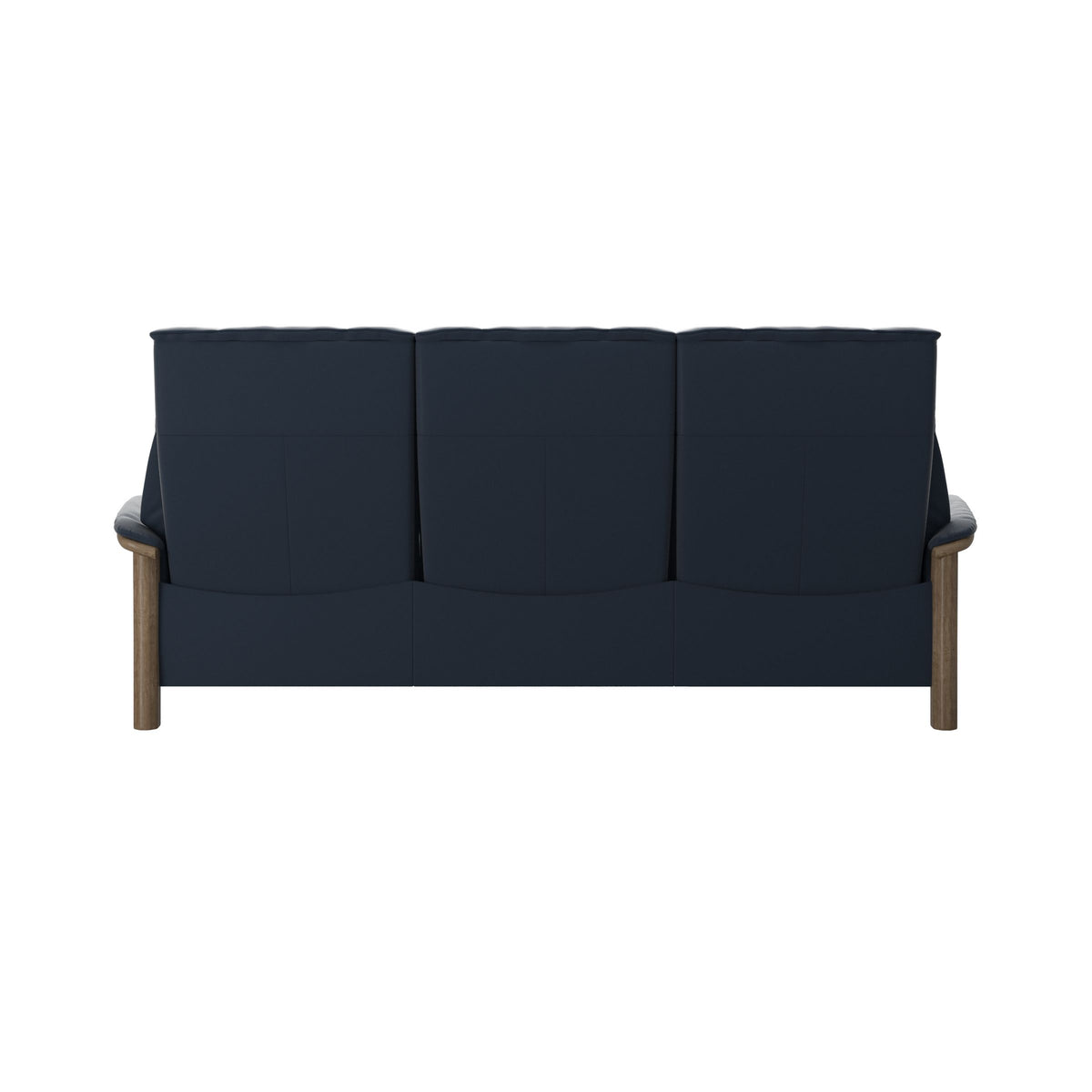 Buckingham HB 3-Seat - Paloma Oxford Blue - Smoked Oak