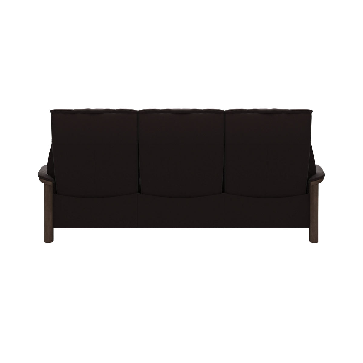 Buckingham HB 3-Seat - Paloma Chocolate - Walnut