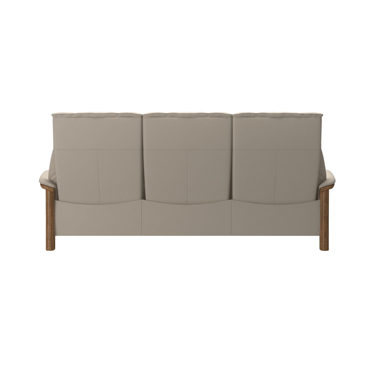 Buckingham HB 3-Seat - Paloma Fog - Teak