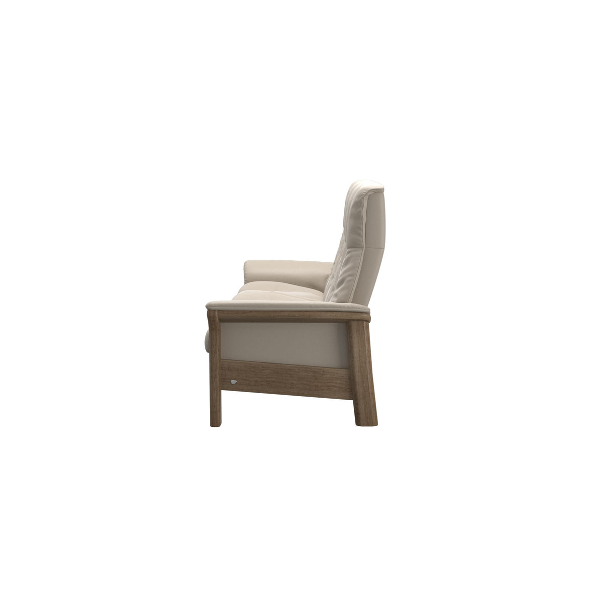 Buckingham HB 3-Seat - Paloma Fog - Smoked Oak