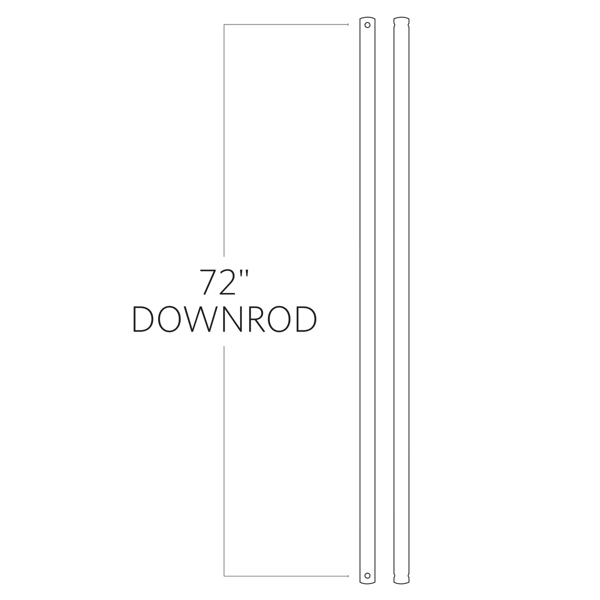 Universal Downrod — 72"