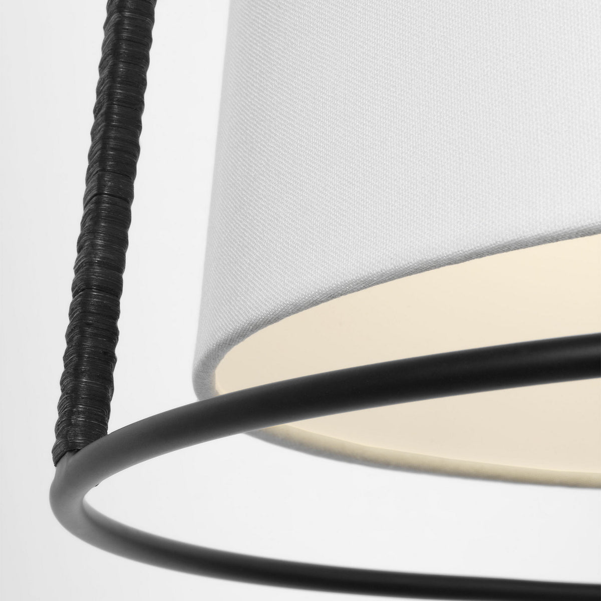 Two Light Pendant — White