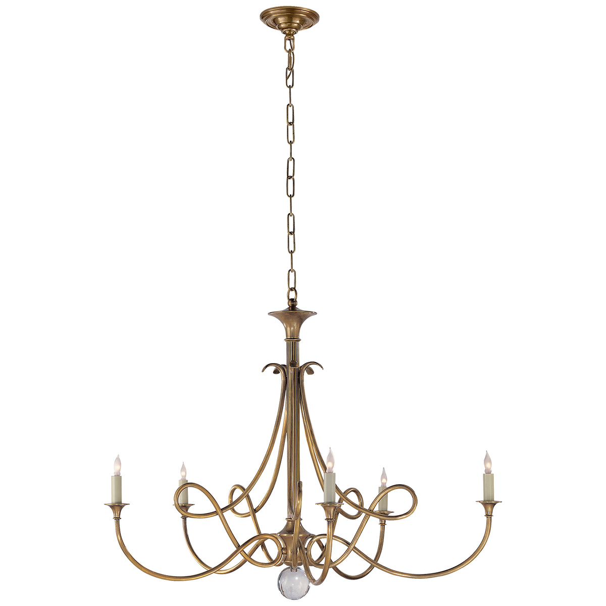 Double Twist Large Chandelier