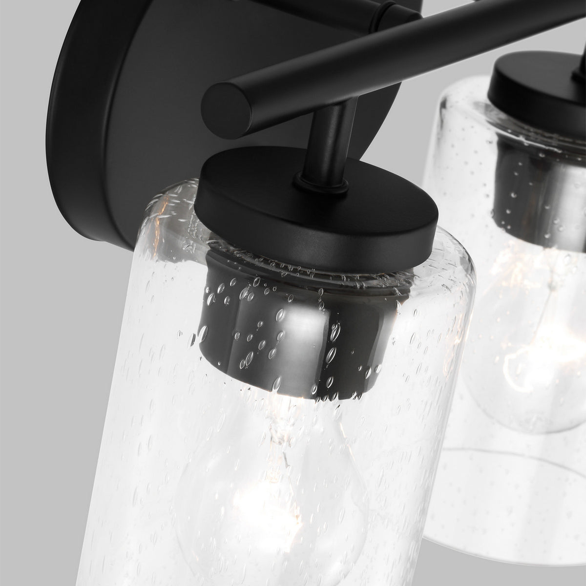 Oslo Two Light Bath — Clear Seeded