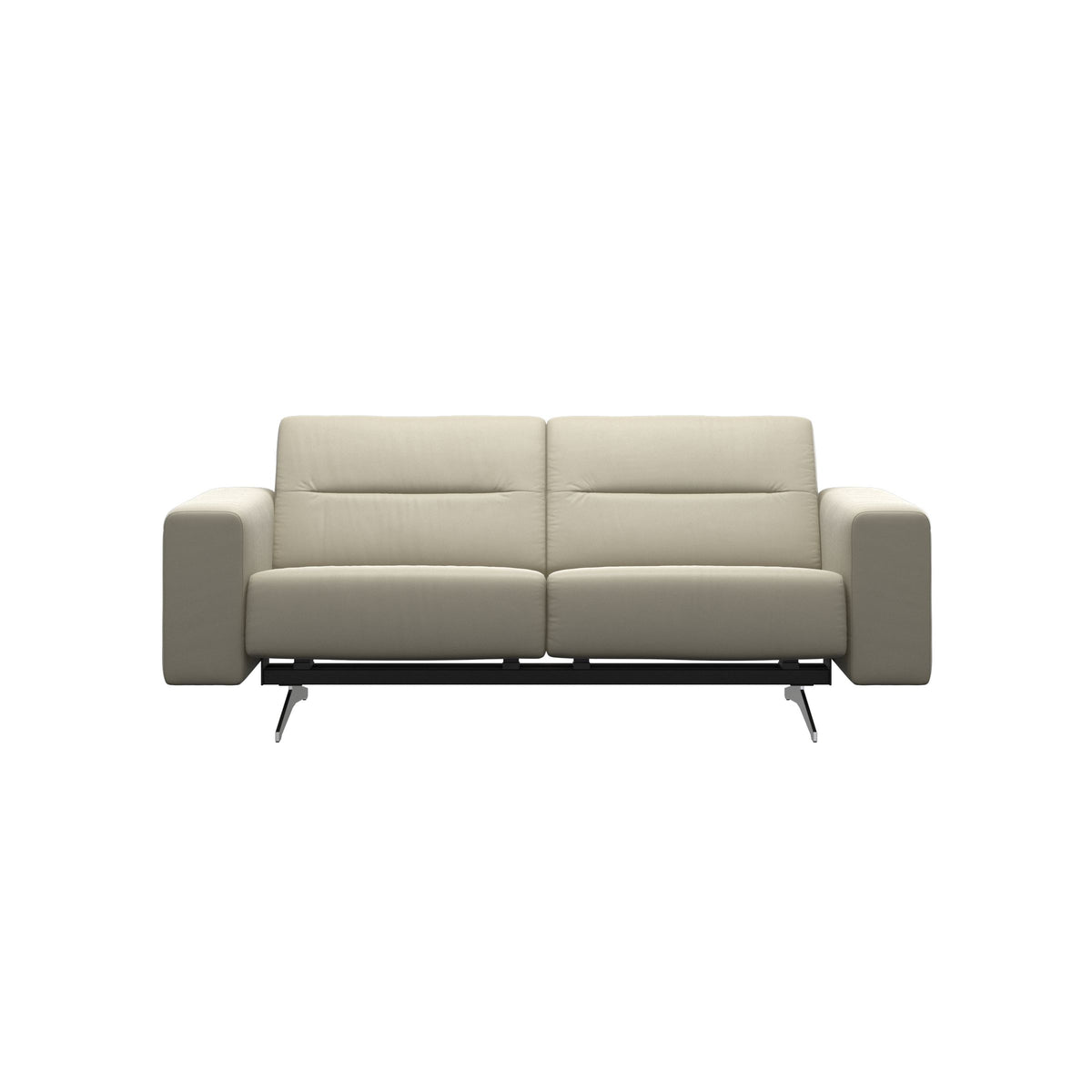 Stella - 2-Seater Sofa - Paloma Light Grey - S1 - wider and lower