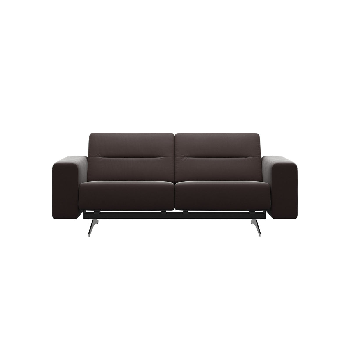 Stella - 2-Seater Sofa - Paloma Chocolate - S1 - wider and lower