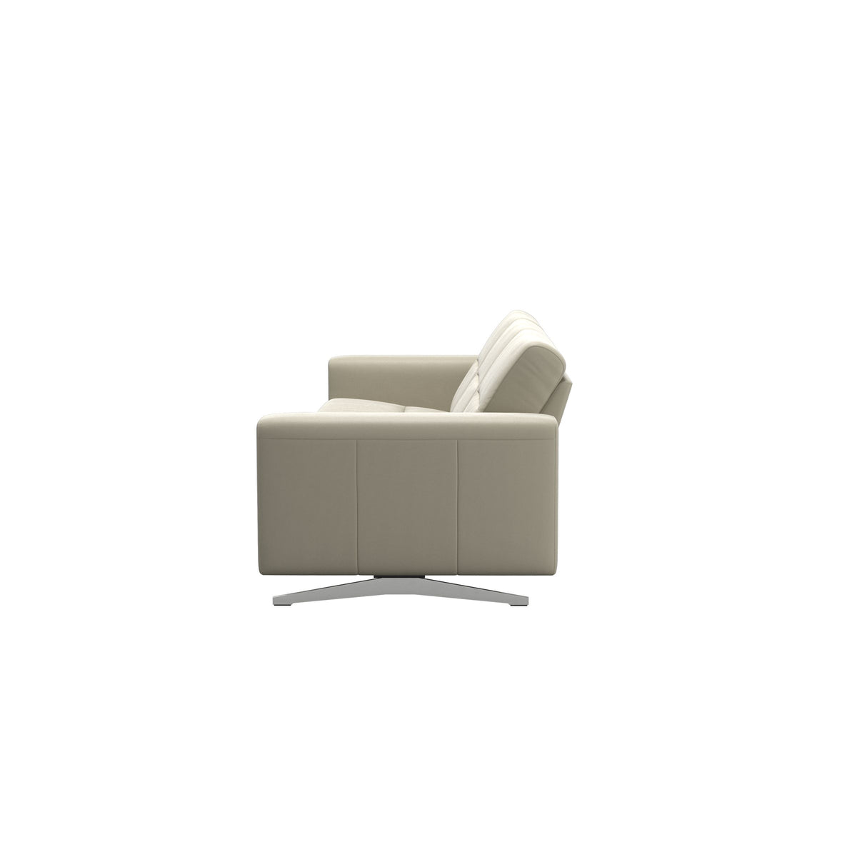 Stella - 3-Seater Sofa - Paloma Light Grey - S1 - wider and lower
