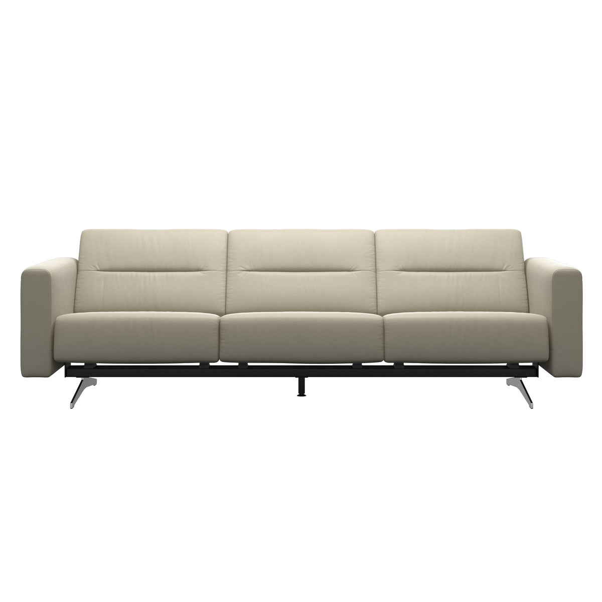 Stella - 3-Seater Sofa - Paloma Light Grey - S2 - narrower and taller