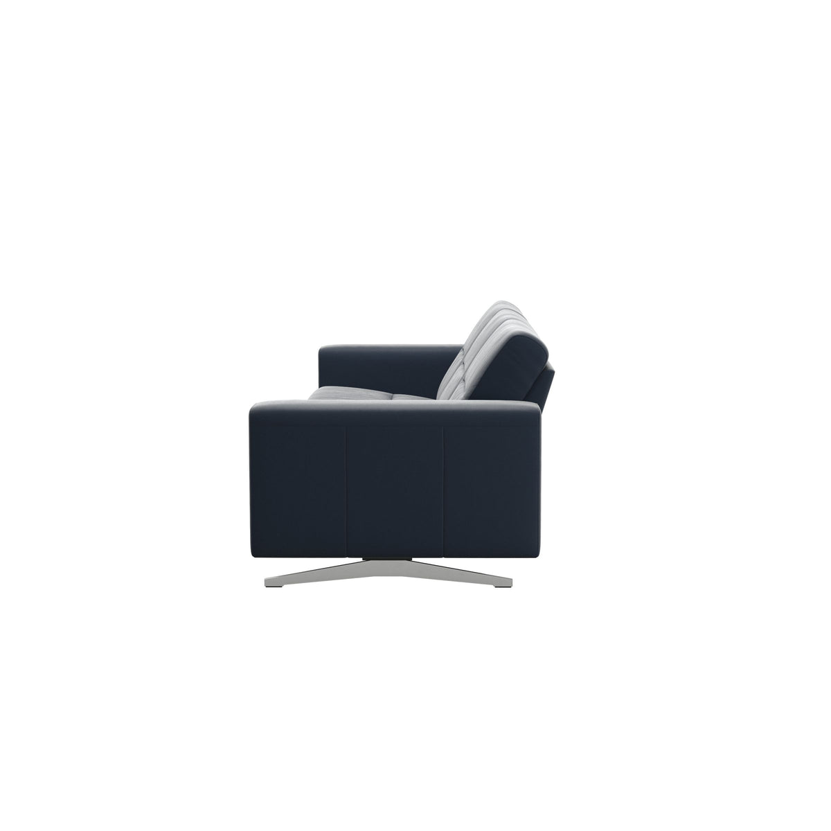 Stella - 3-Seater Sofa - Paloma Oxford Blue - S1 - wider and lower