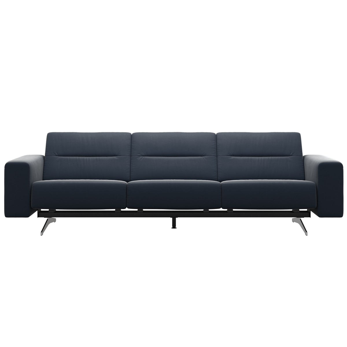 Stella - 3-Seater Sofa - Paloma Oxford Blue - S1 - wider and lower
