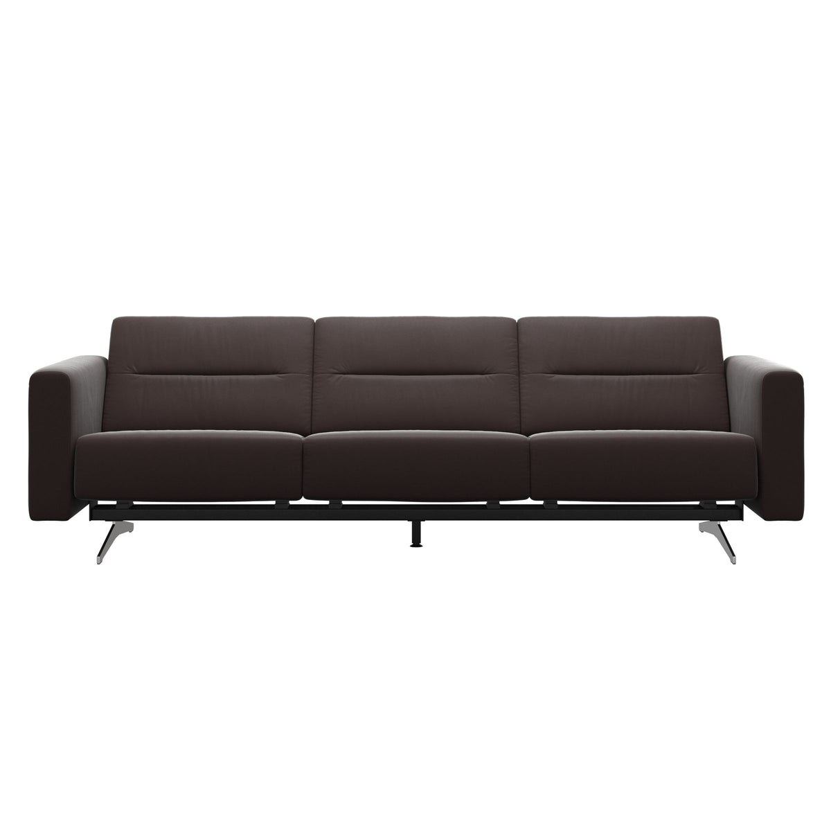 Stella - 3-Seater Sofa - Paloma Chocolate - S2 - narrower and taller