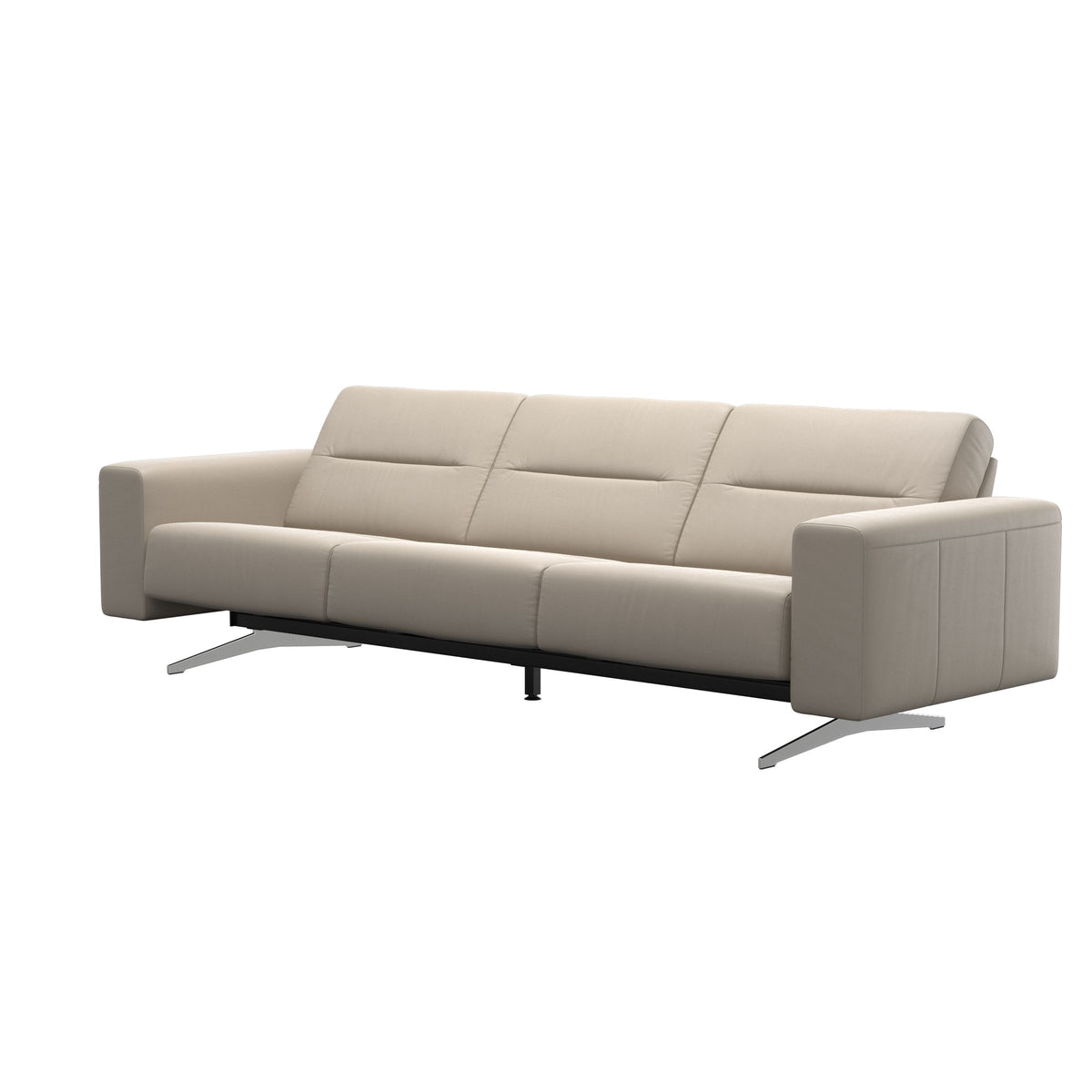 Stella - 3-Seater Sofa - Paloma Fog - S1 - wider and lower