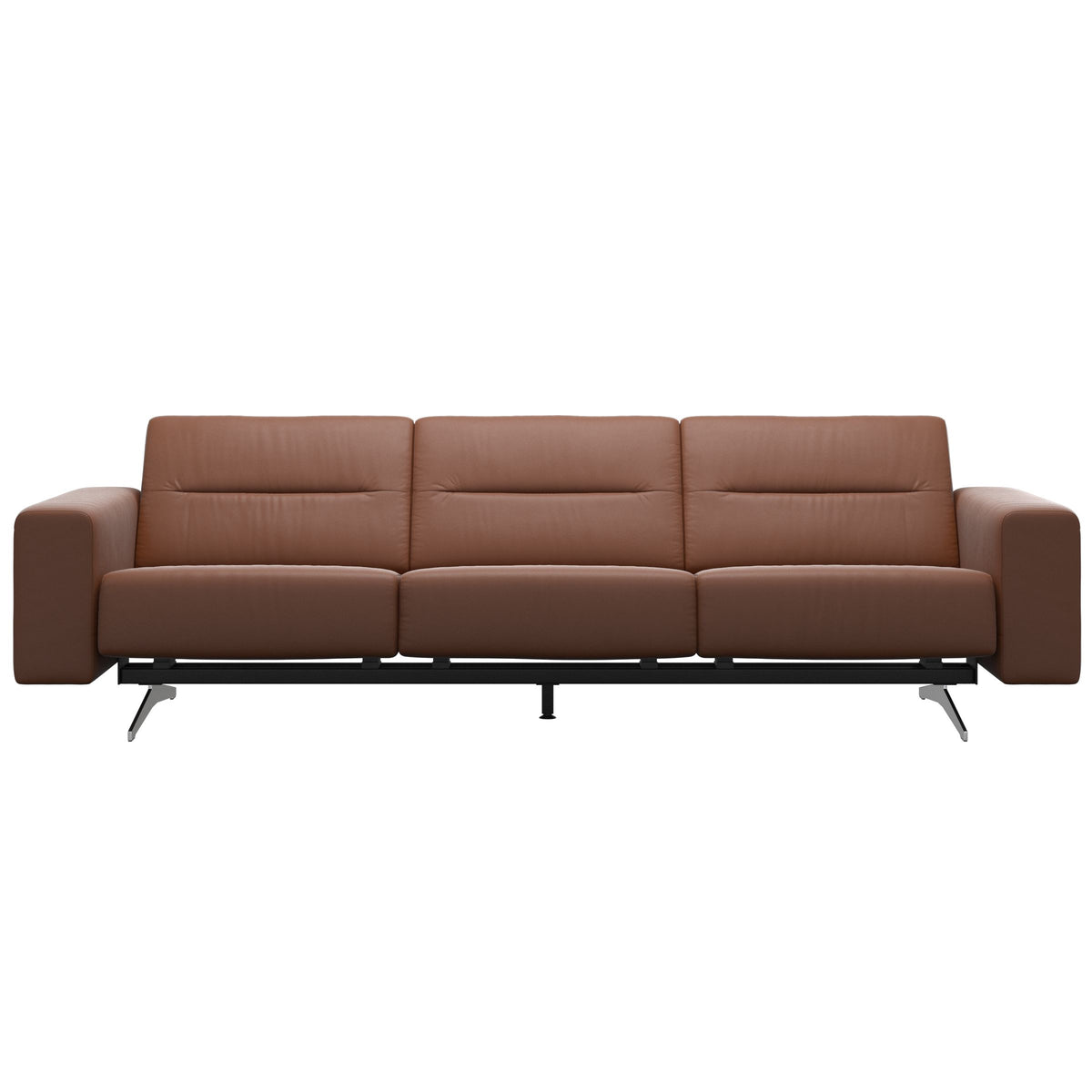 Stella - 3-Seater Sofa - Paloma New cognac - S1 - wider and lower