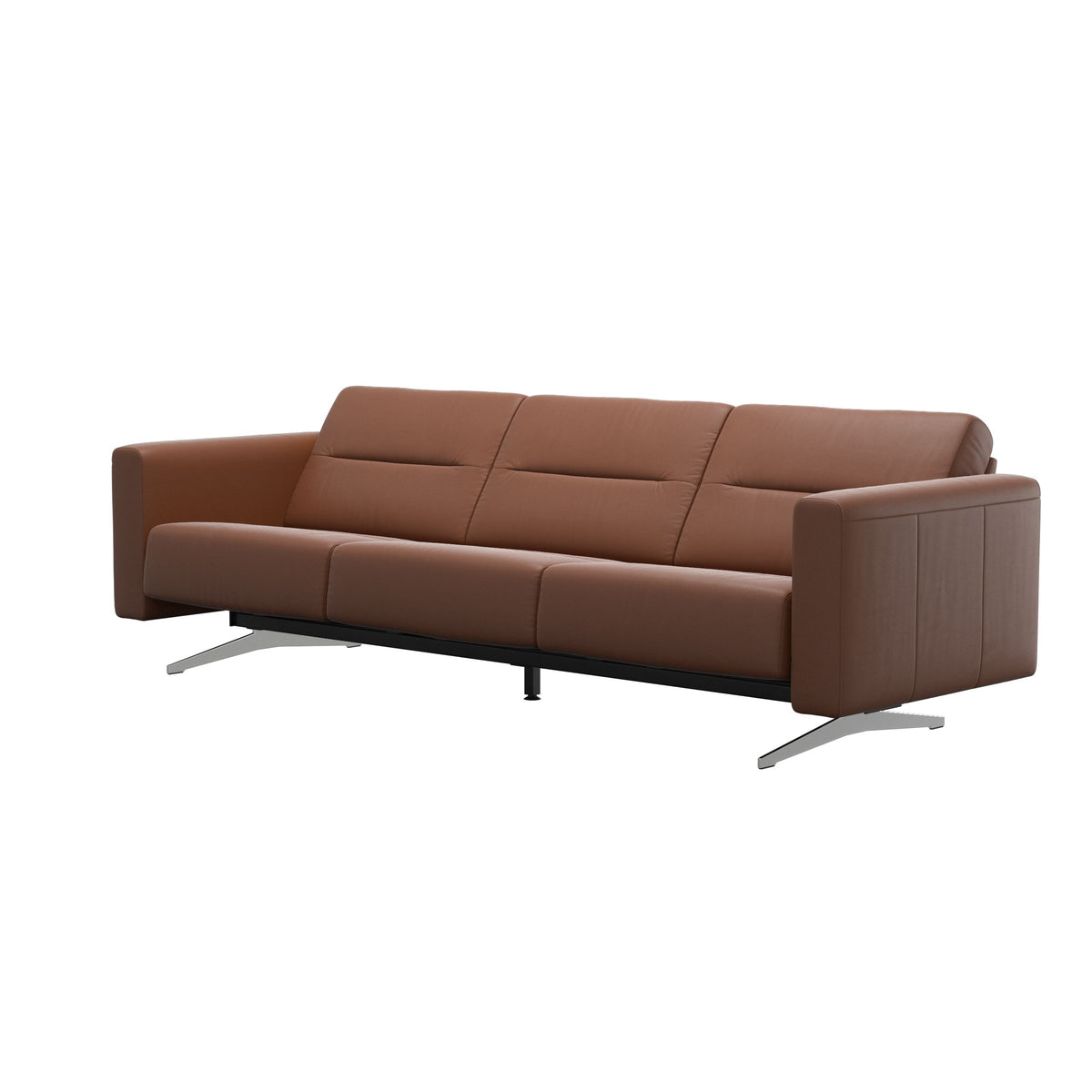 Stella - 3-Seater Sofa - Paloma New cognac - S2 - narrower and taller