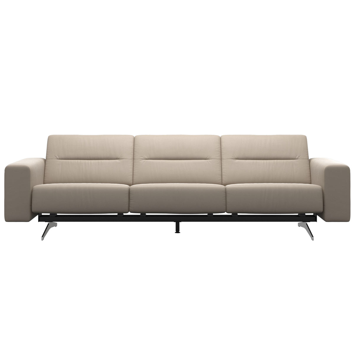 Stella - 3-Seater Sofa - Paloma Mushroom - S1 - wider and lower