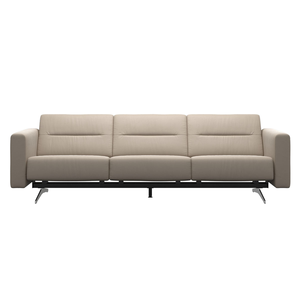 Stella - 3-Seater Sofa - Paloma Mushroom - S2 - narrower and taller