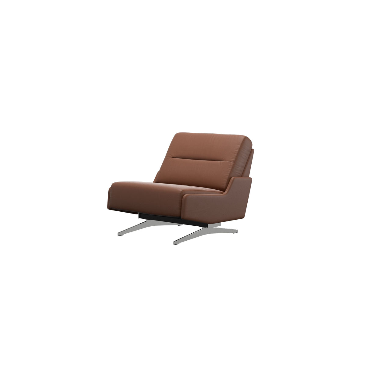 Stella - Armless Chair - Paloma New cognac