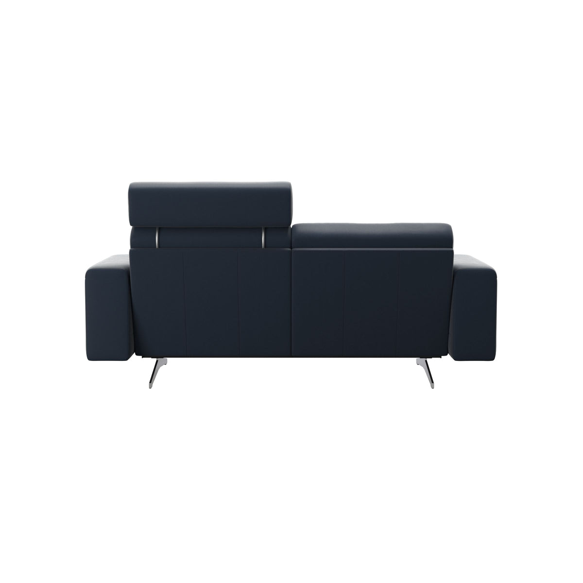 Stella - 2-Seater Sofa with 1 Headrest - Paloma Oxford Blue - S1 - wider and lower